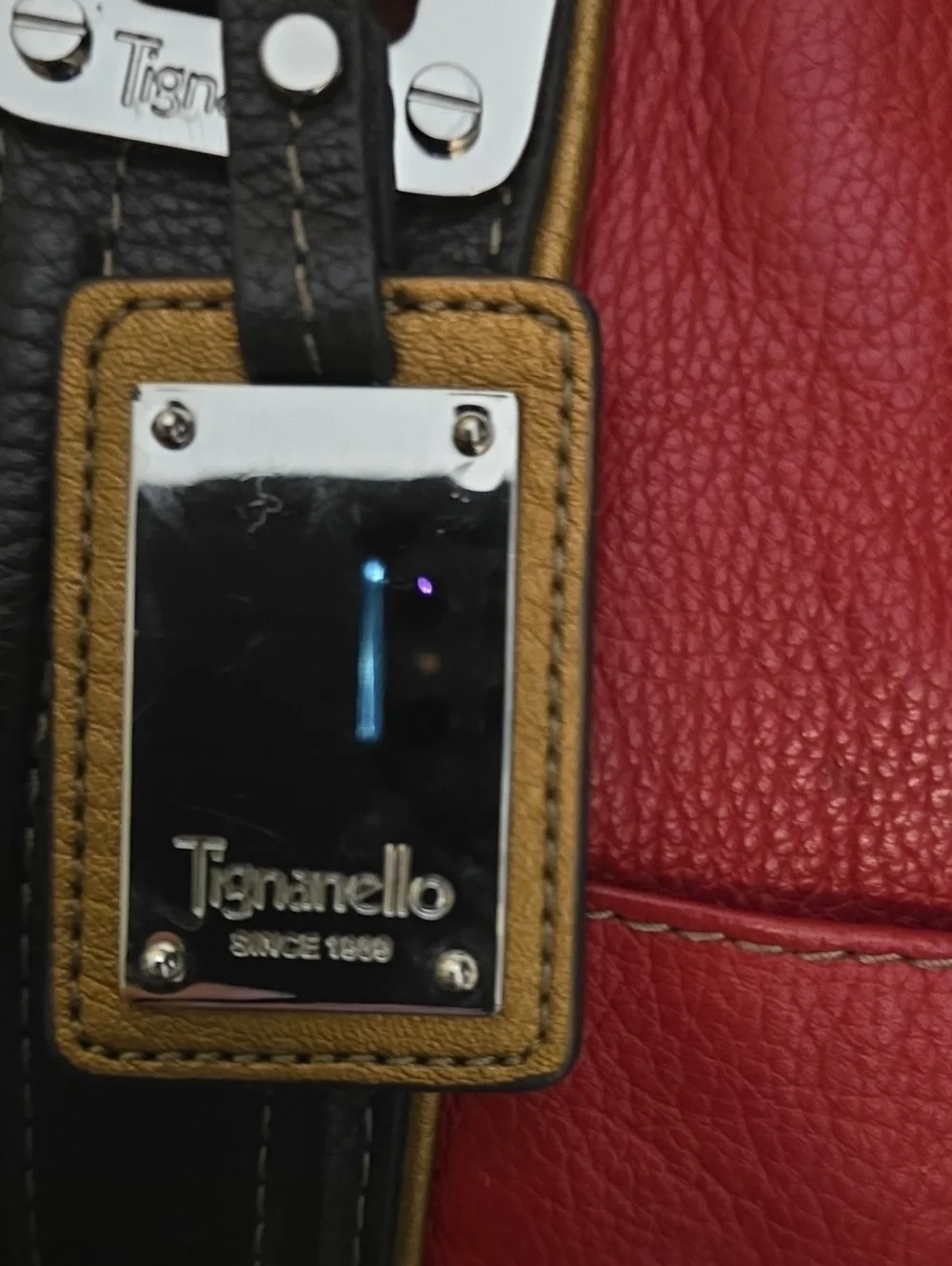 Tignanello Genuine Leather Shoulder Bag